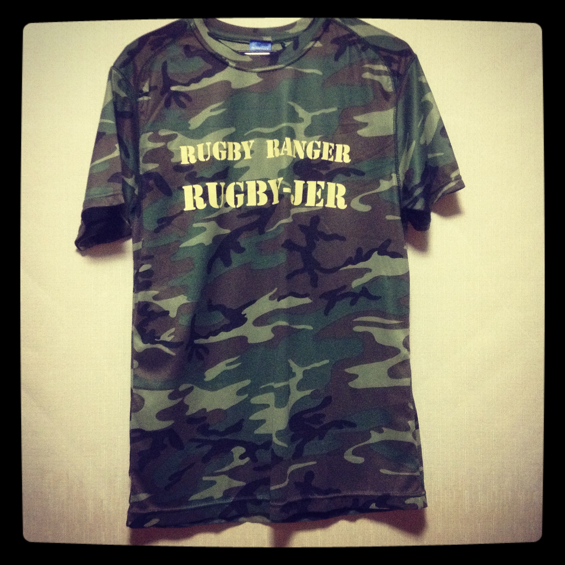 RUGBY RANGER RUGBY-JER カモフラージュＴシャツ