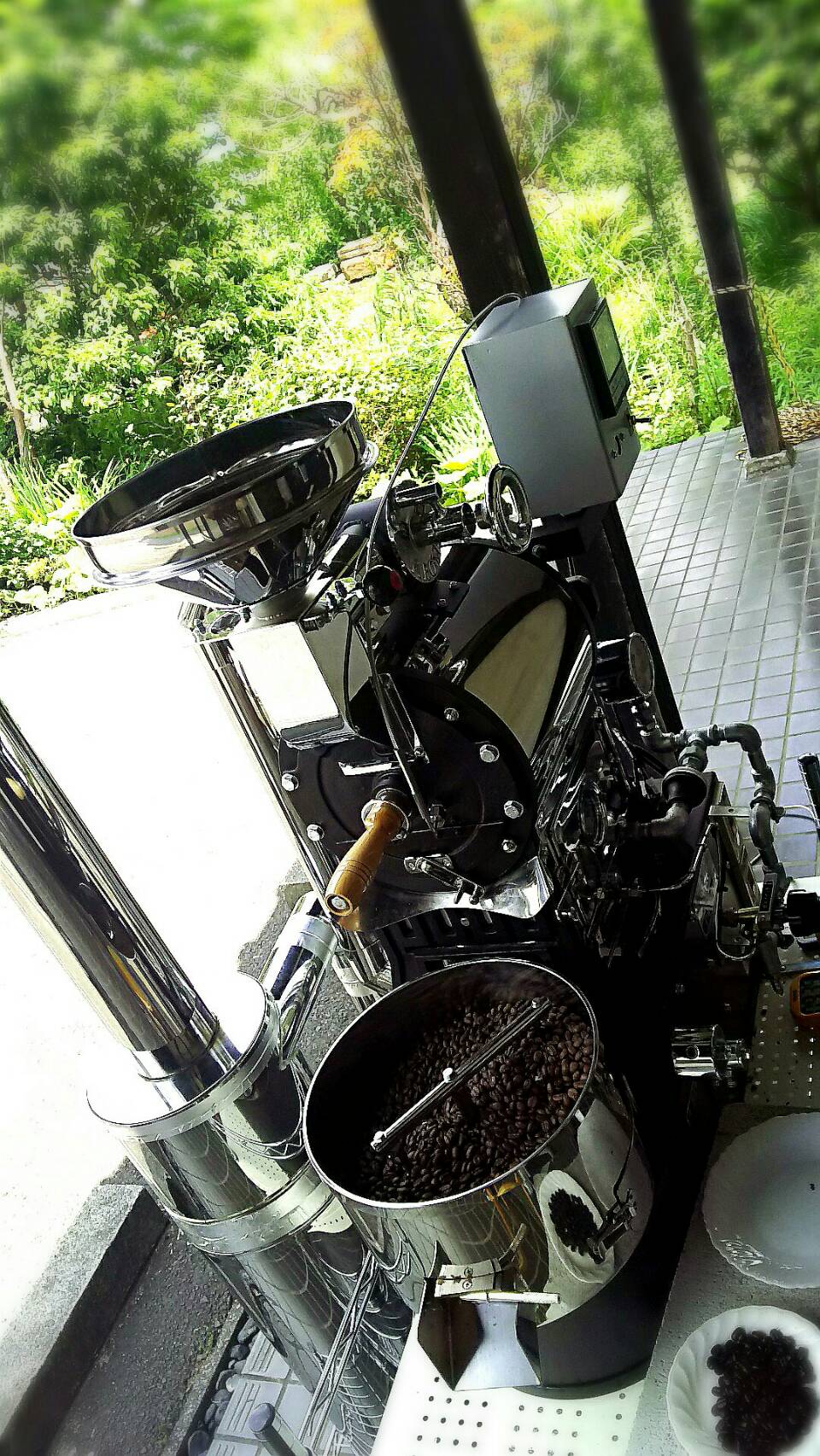 今日も上手く焙煎できました❗