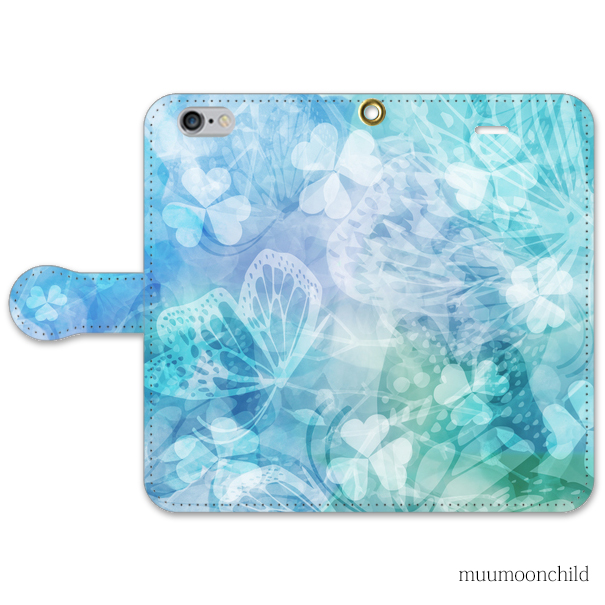 水彩画風の手帳型iPhoneケースにブルーバージョン登場