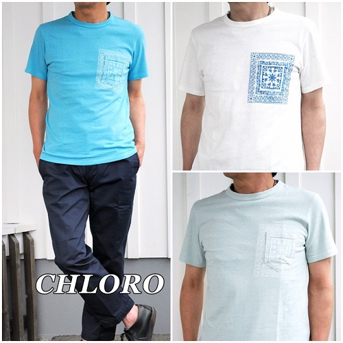 ＣＨＬＯＲＯ　クロロ　メンズ　半袖Ｔシャツ　ポケットＴシャツ　　　C434 